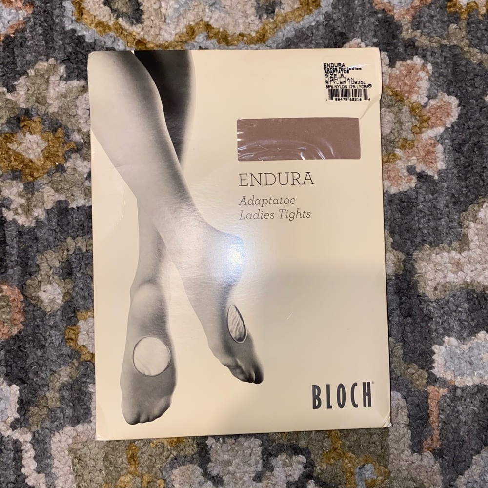 Bloch tan bloch endura adaptate ladies ballet tights